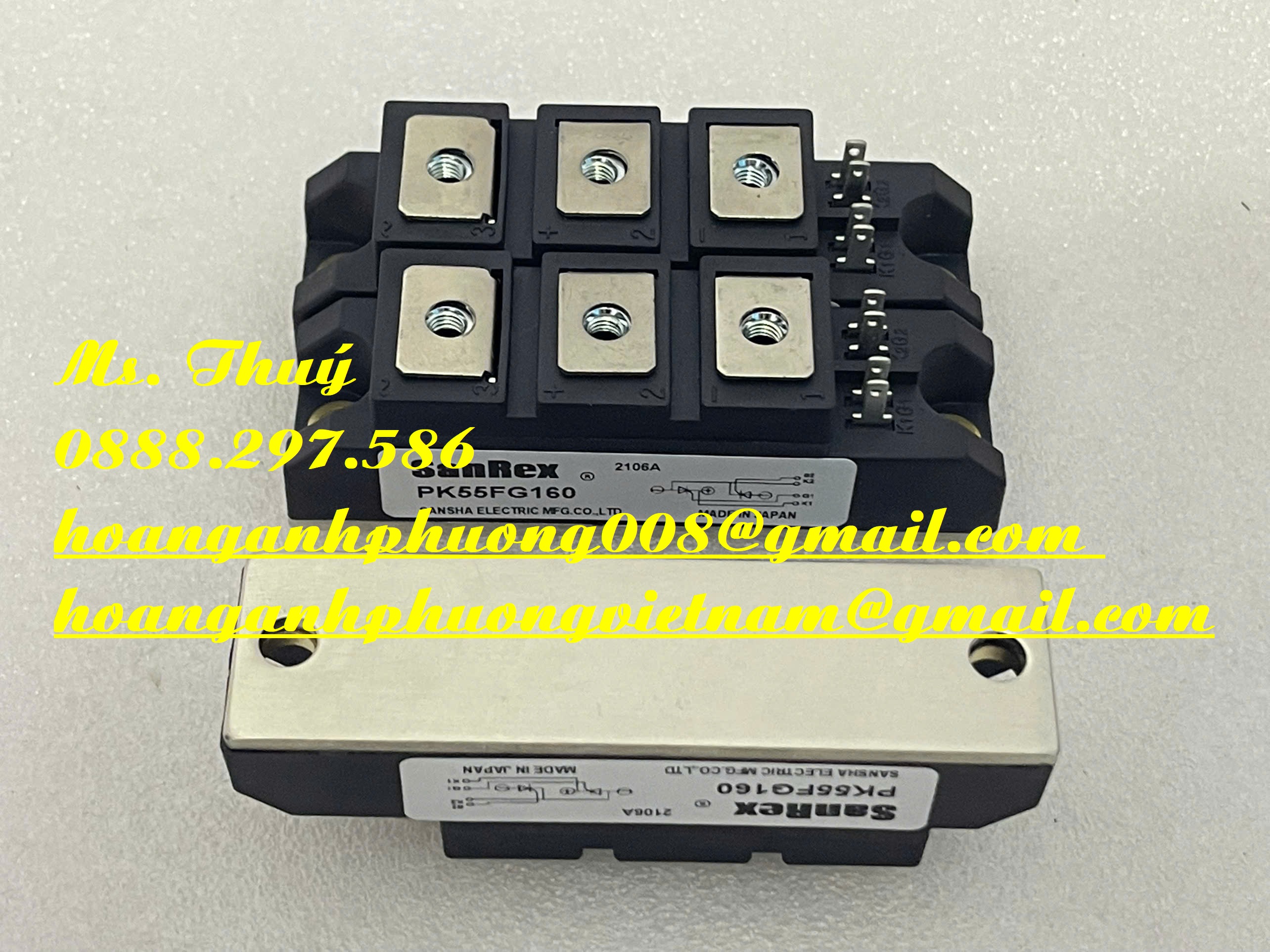 Module bán dẫn SanRex PK55FG160 - Hoàng Anh Phương